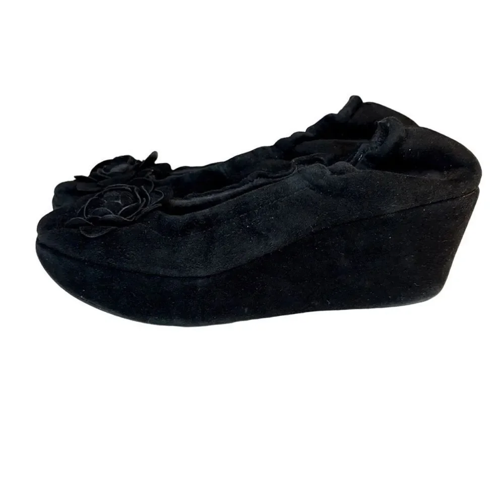 Restricted Delilah Suede platform wedges